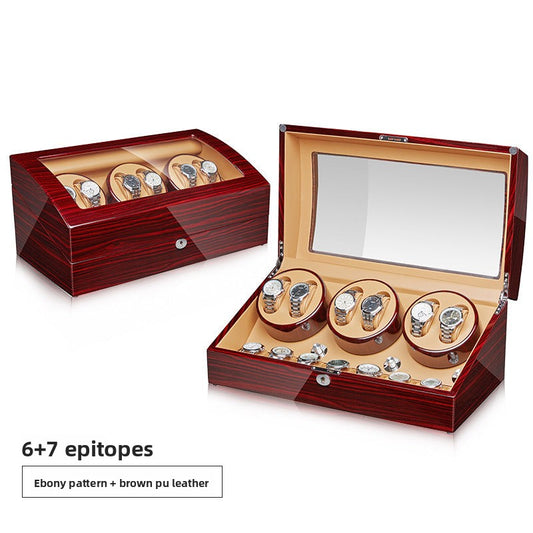 Watch winder, watch box, automatic mechanical watch winder, rotating watch shaker, European export model