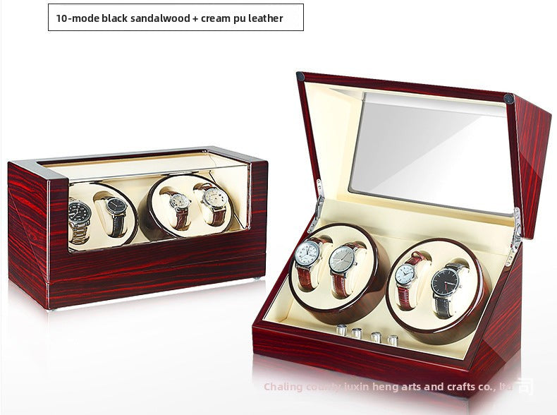 Cross-border automatic watch winder, mechanical watch rotating winding box, electric motor watch turner, in-stock wholesale