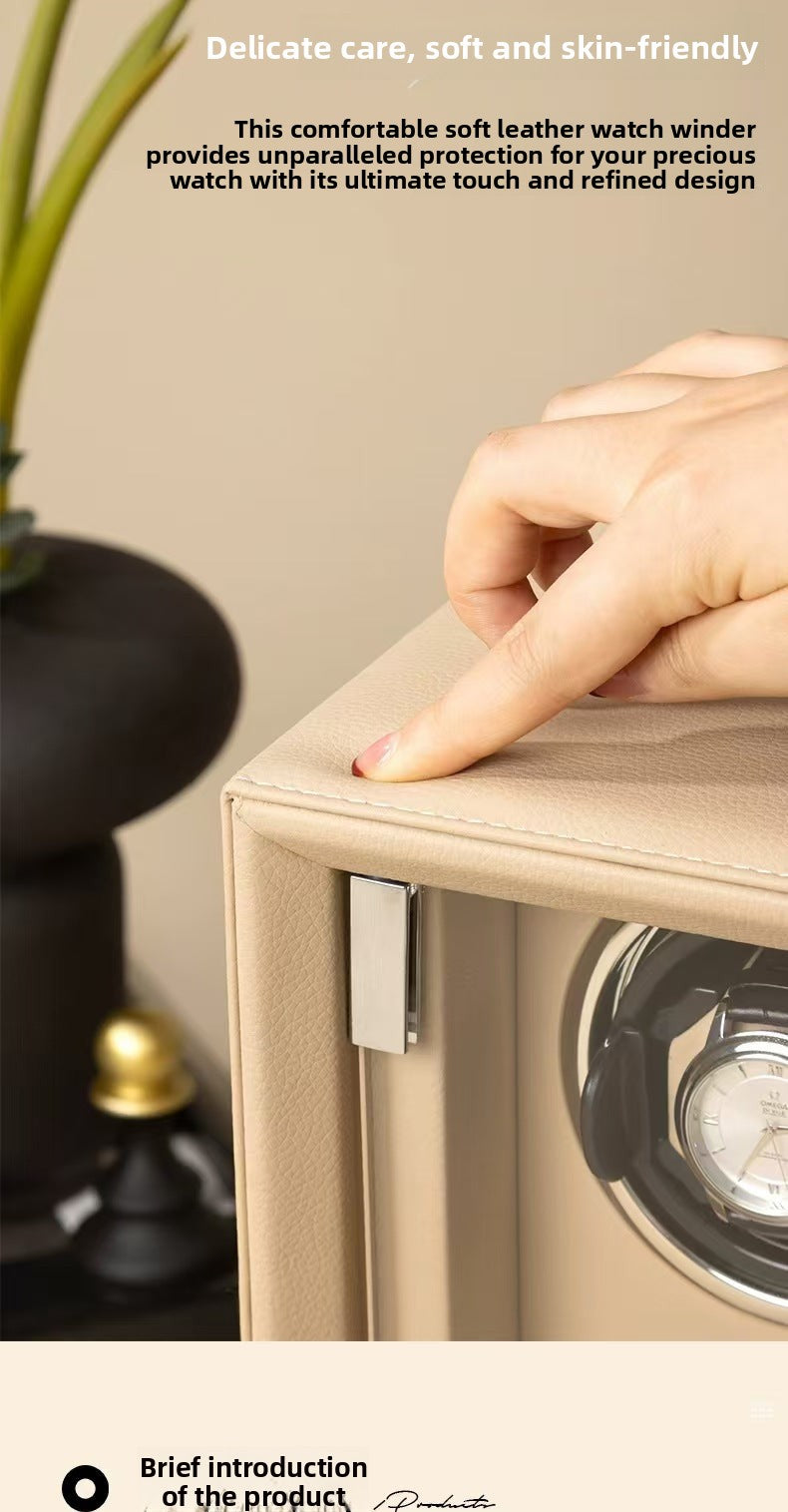 Wholesale in-stock watch winder, mechanical watch turner, watch shaker, rotating holder, watch storage box, anti-magnetic and portable