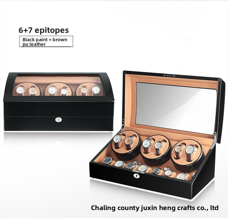 Watch winder, watch box, automatic mechanical watch winder, rotating watch shaker, European export model