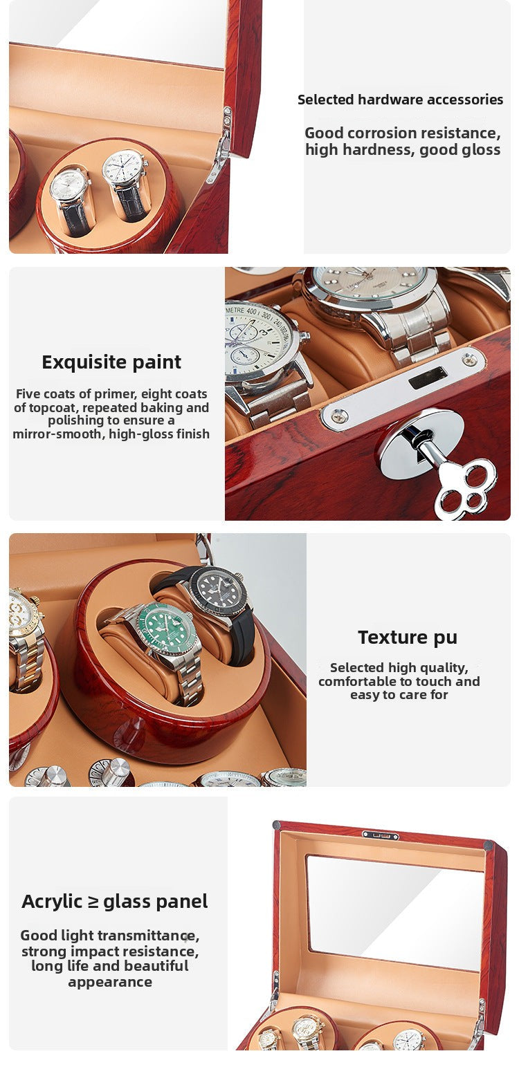 Watch Shaker Automatic mechanical watch winder, watch shaker, watch rotator, watch storage box Wholesale