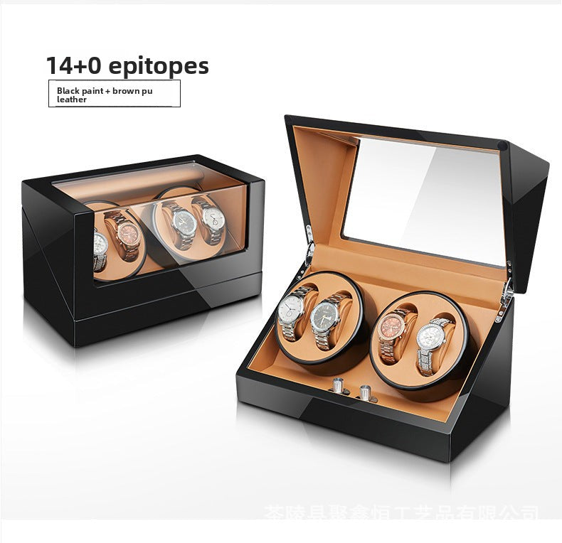 Cross-border automatic watch winder, mechanical watch rotating winding box, electric motor watch turner, in-stock wholesale