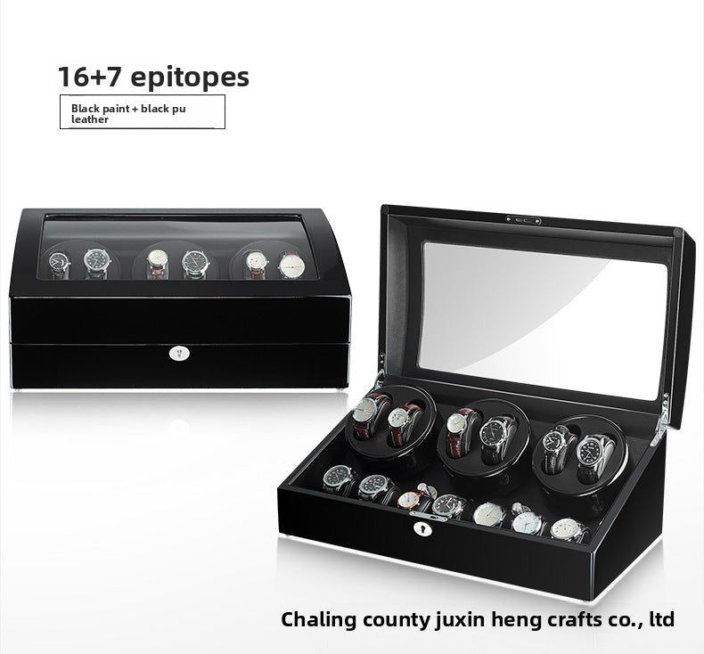 Watch winder, watch box, automatic mechanical watch winder, rotating watch shaker, European export model