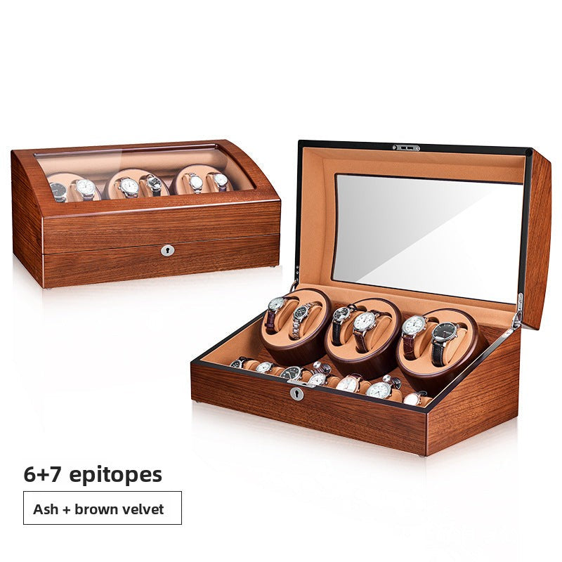 Watch winder, watch box, automatic mechanical watch winder, rotating watch shaker, European export model
