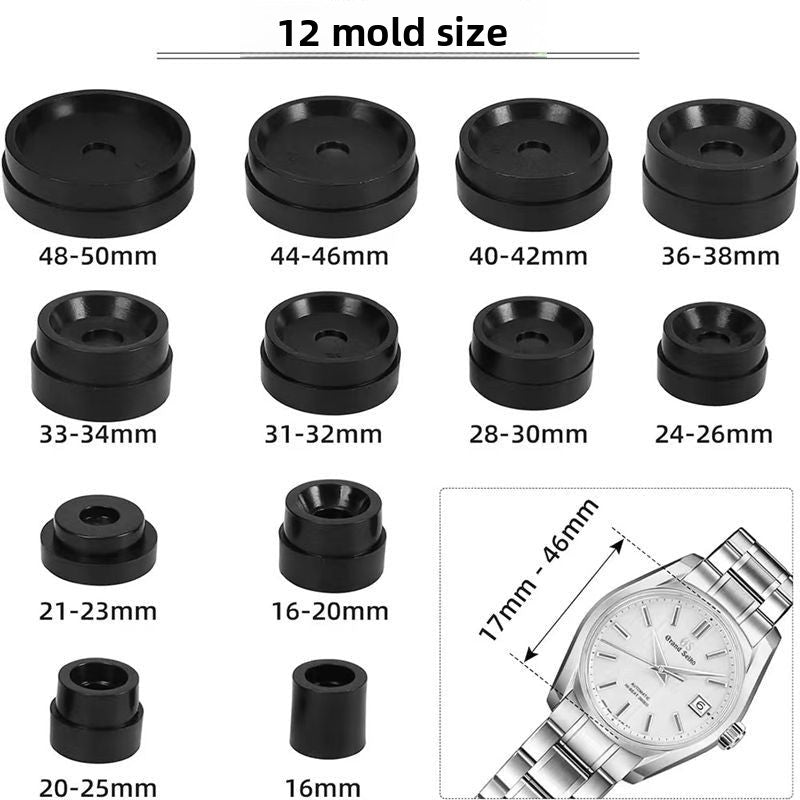 Watch Repair Tools Capping machine set Watch Repair Back Cover Pressing Machine Portable capping machine Back cover press cap