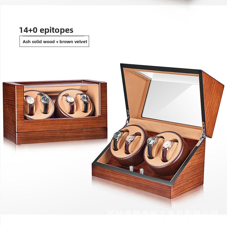 Cross-border automatic watch winder, mechanical watch rotating winding box, electric motor watch turner, in-stock wholesale