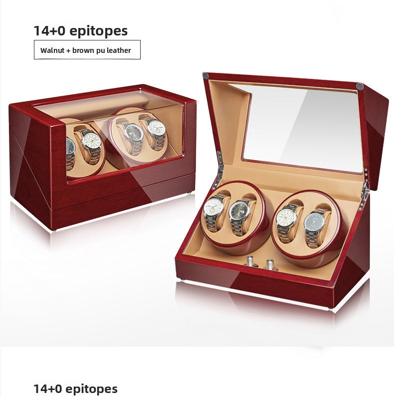 Cross-border automatic watch winder, mechanical watch rotating winding box, electric motor watch turner, in-stock wholesale
