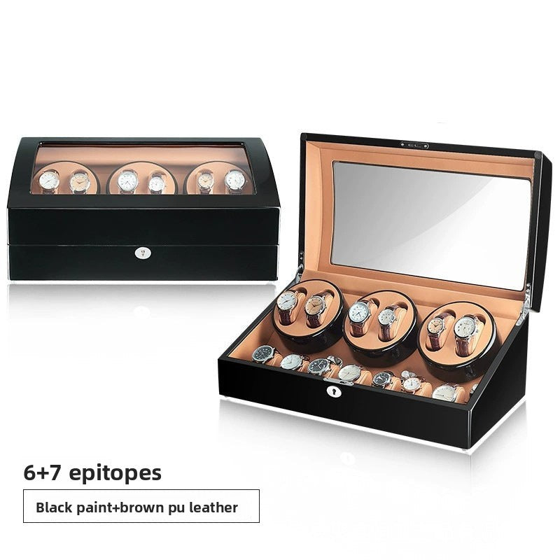 Mechanical watch storage box, watch winder, watch rotating holder, motor box, silent motor
