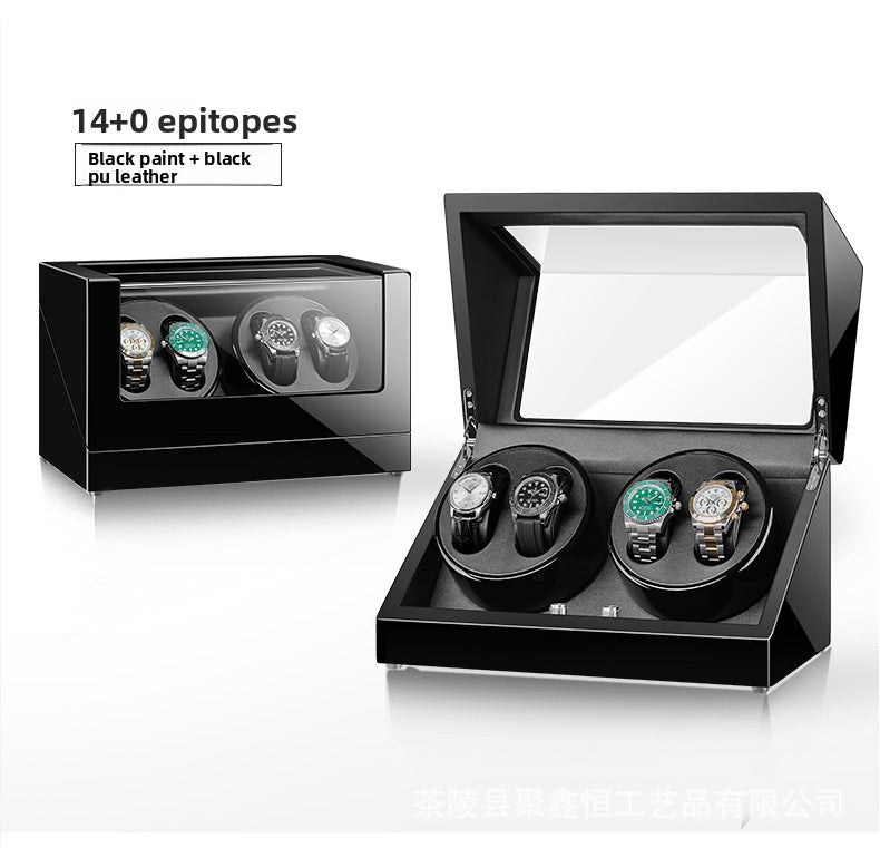 Cross-border automatic watch winder, mechanical watch rotating winding box, electric motor watch turner, in-stock wholesale
