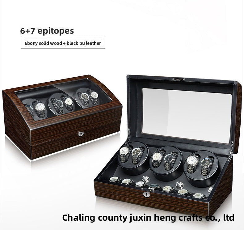 Watch winder, watch box, automatic mechanical watch winder, rotating watch shaker, European export model