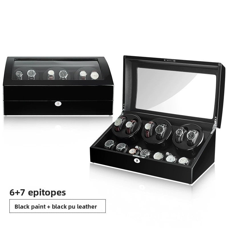 Mechanical watch storage box, watch winder, watch rotating holder, motor box, silent motor