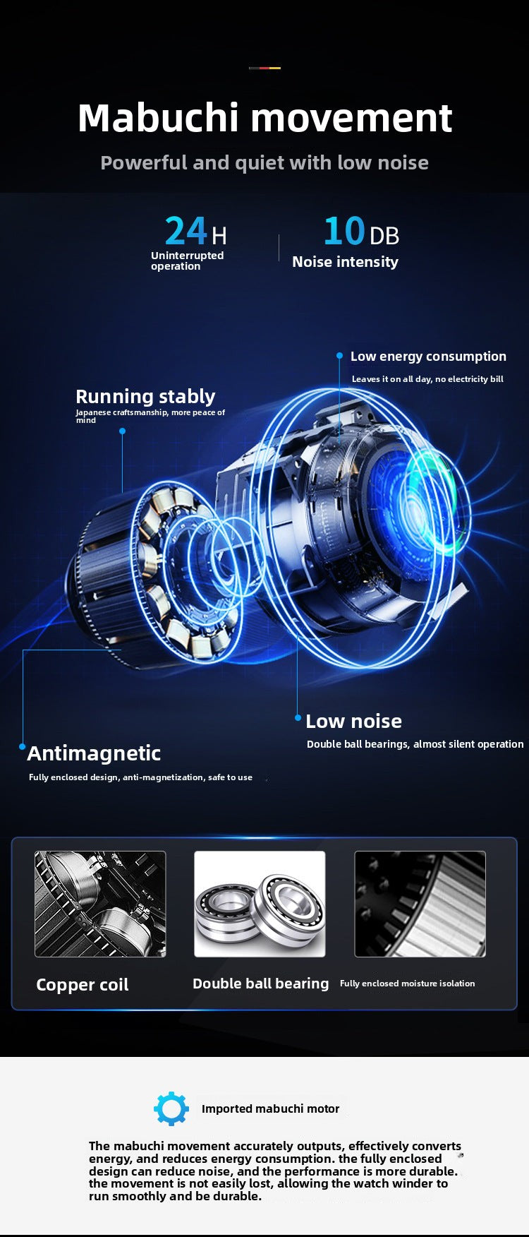 Watch Shaker Automatic mechanical watch winder, watch shaker, watch rotator, watch storage box Wholesale